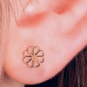 18K Rose Gold-filled Flower Stud earrings